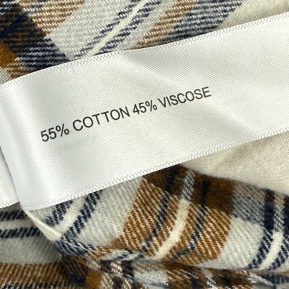 NEW Cactus Man Ricky Singh Hooded Button Up Shirt Mens XL Multicolor Plaid NWOT - Picture 8 of 12